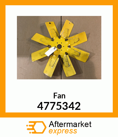 Spare part 4775342 + Fan 8 Blade