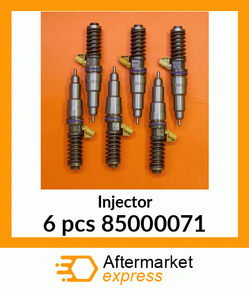 Injector 6 pcs 85000071