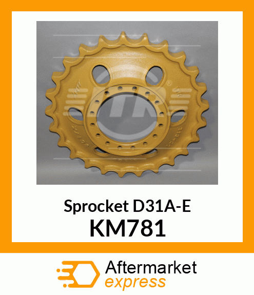 Sprocket D31A-E KM781