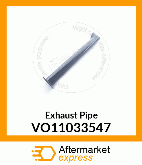 Exhaust Pipe VO11033547