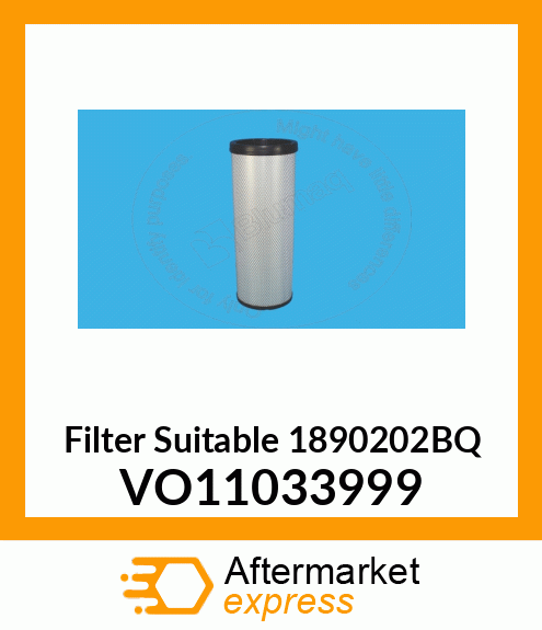 Filter Suitable 1890202BQ VO11033999