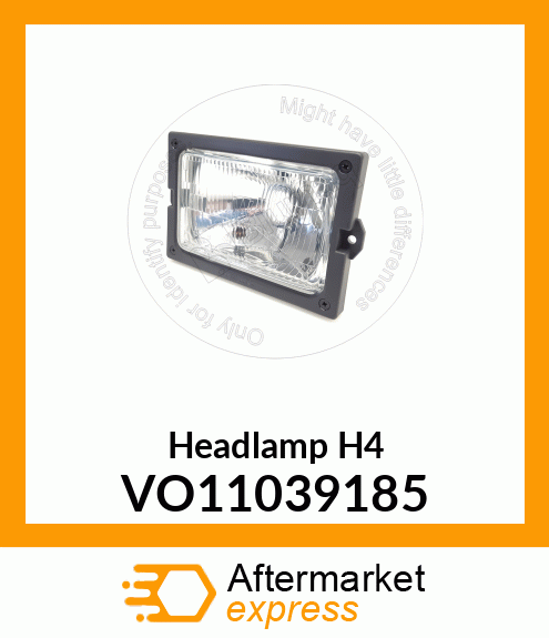 Headlamp H4 VO11039185