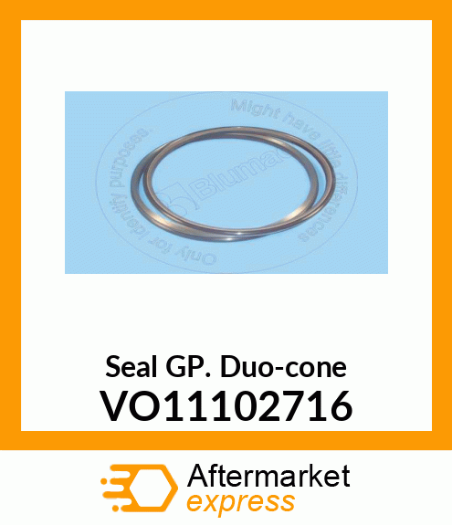 Seal GP. Duo-cone VO11102716