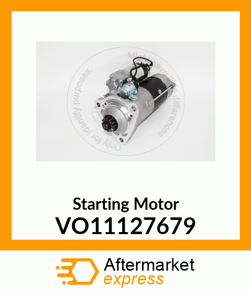 Starting Motor VO11127679