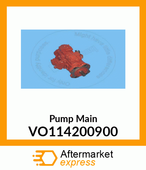 Pump Main VO114200900