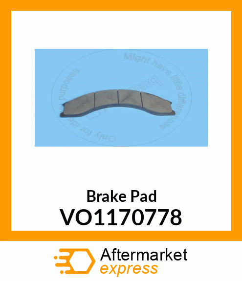 Brake Pad VO1170778