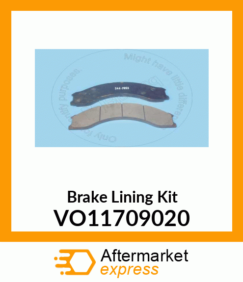 Brake Lining Kit VO11709020
