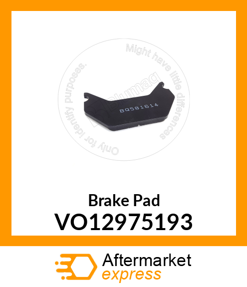 Brake Pad VO12975193