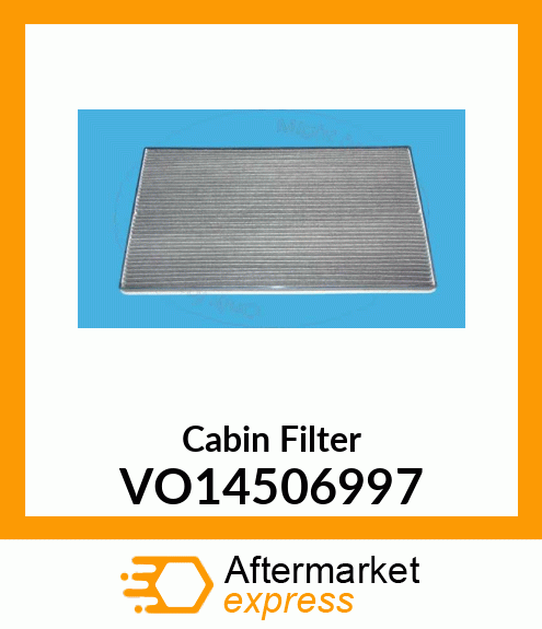 Cabin Filter VO14506997