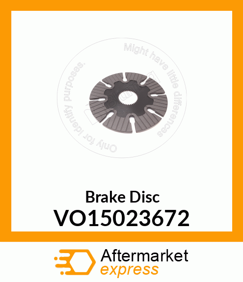 Brake Disc VO15023672
