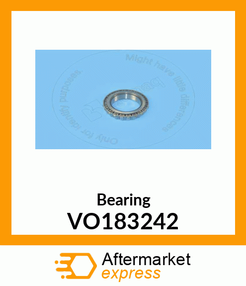 Spare part VO183242 + Bearing