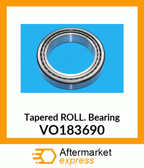 Tapered ROLL. Bearing VO183690