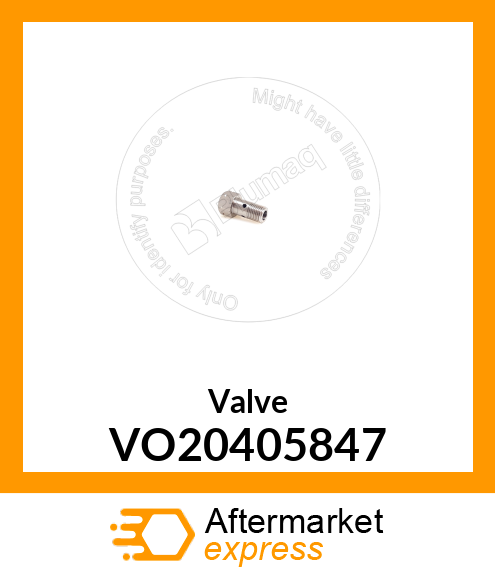 Spare part VO20405847 + Valve