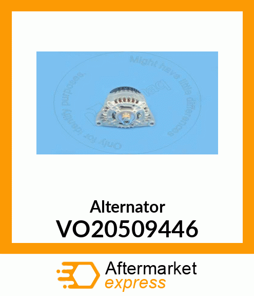 Alternator VO20509446