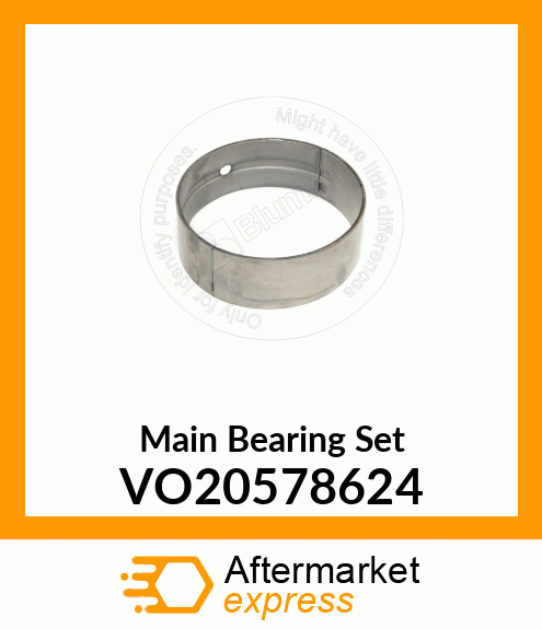 Spare part VO20578624 + Main Bearing Set