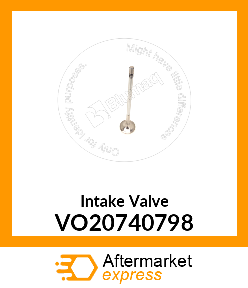 Spare part VO20740798 + Intake Valve