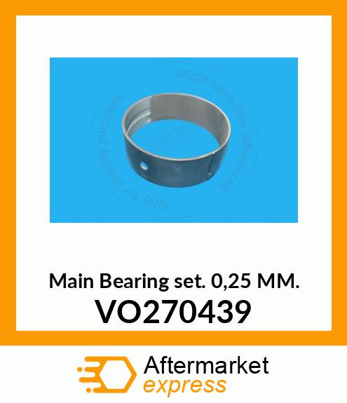 Main Bearing Set VO270439