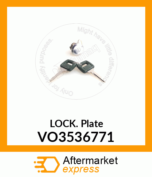 Lock Plate VO3536771