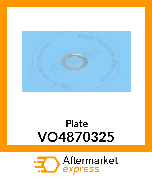 Plate VO4870325