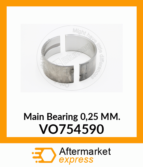 Main Bearing VO754590