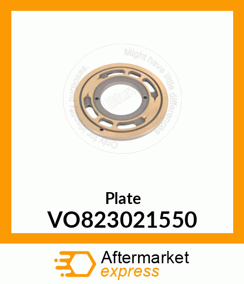 Plate VO823021550