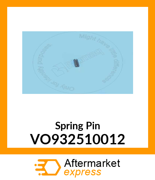 Spring Pin VO932510012