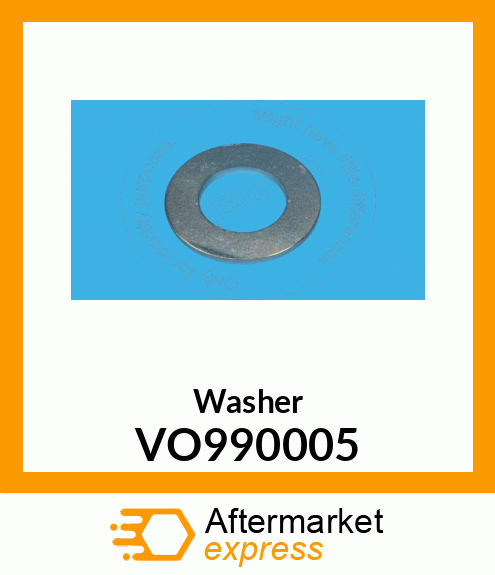 Spare part VO990005 + Washer