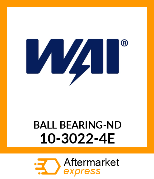 BALL BEARING-ND 10-3022-4E