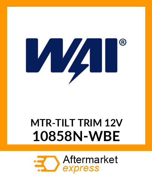 MTR-TILT TRIM 12V 10858N-WBE