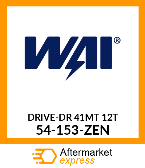 DRIVE-DR 41MT 12T 54-153-ZEN