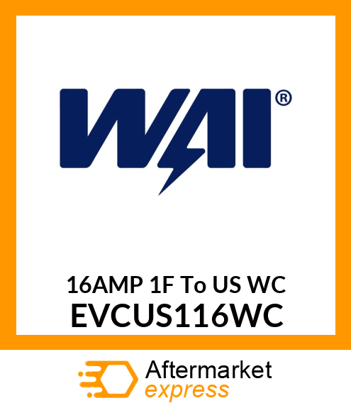 16AMP 1F To US WC EVCUS116WC