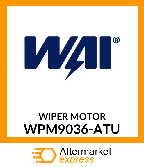 WIPER MOTOR WPM9036-ATU