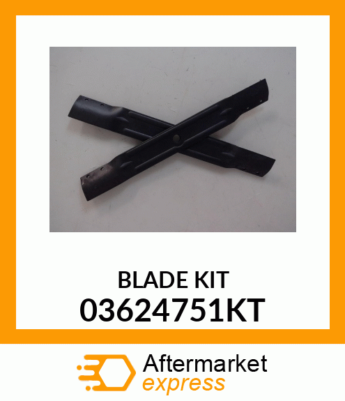 Spare part 03624751KT + BLADE_KIT_2PC