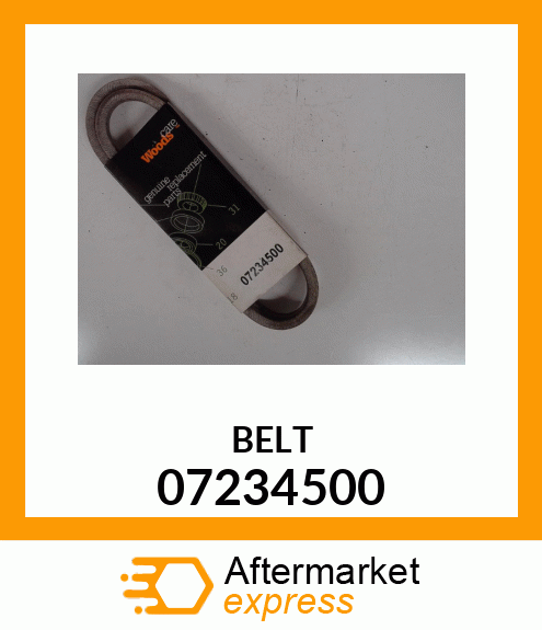 Spare part 07234500 + BELT