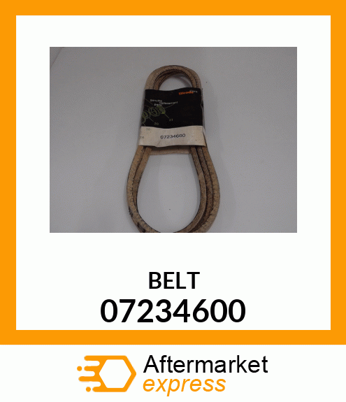 Spare part 07234600 + BELT