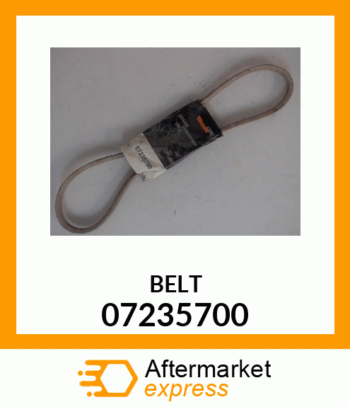 Spare part 07235700 + BELT