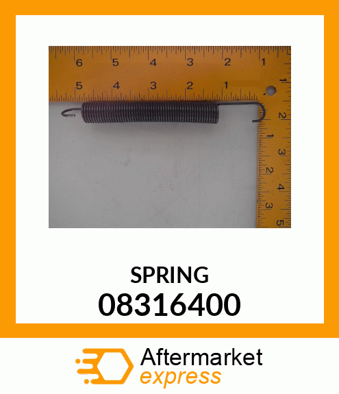 Spare part 08316400 + SPRING