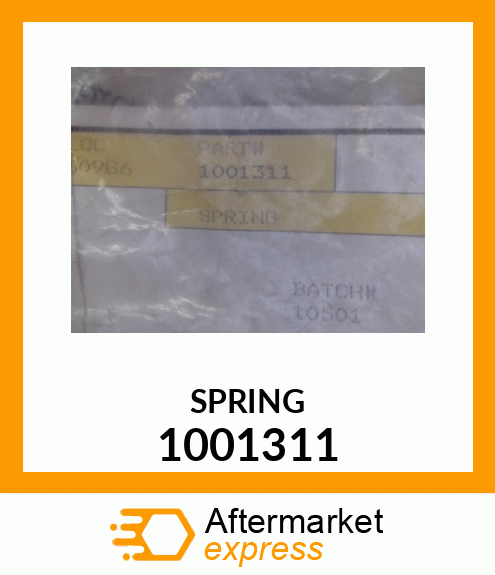 Spare part 1001311 + SPRING