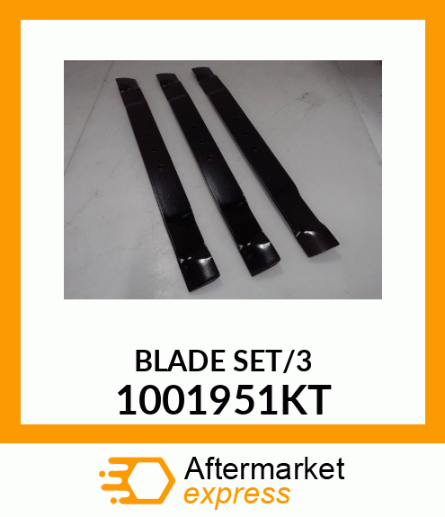 Spare part 1001951KT + BLADE/SET/3