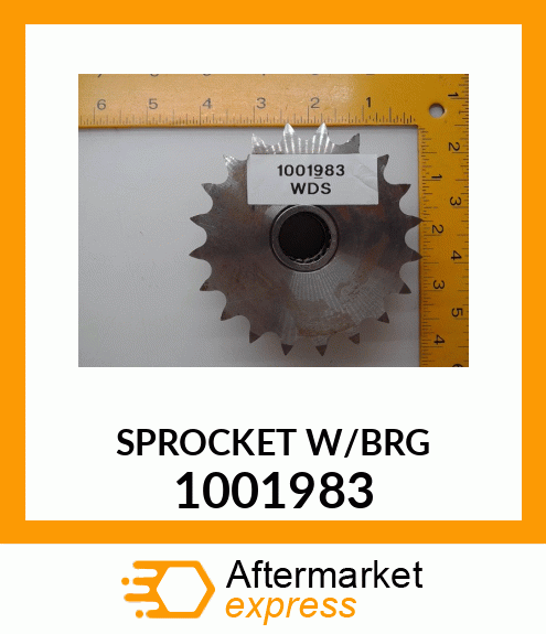 Spare part 1001983 + SPROCKET_W/BRG_