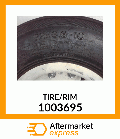 Spare part 1003695 + TIRE/RIM