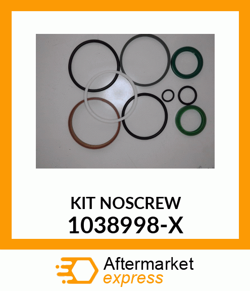 Spare part 1038998-X + 9PC_KIT_NOSCREW