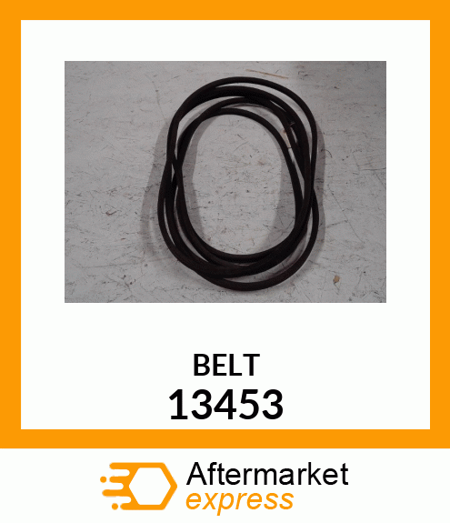 Spare part 13453 + BELT