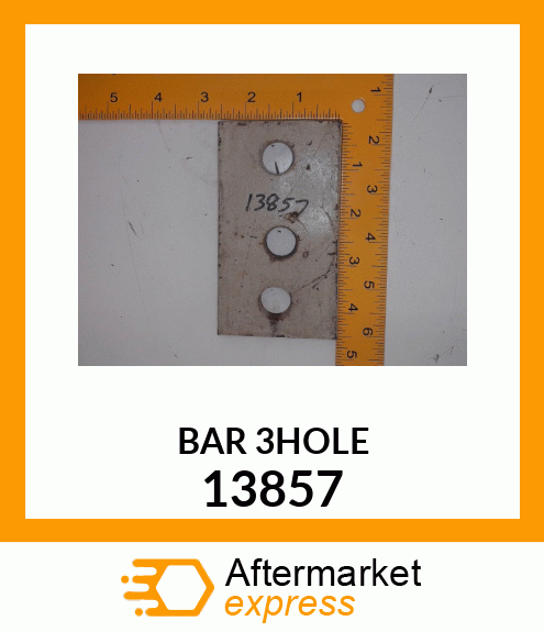 Spare part 13857 + BAR_3HOLE