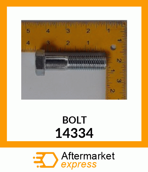 Spare part 14334 + BOLT