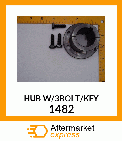 HUB_W/3BOLT/KEY 1482