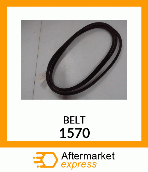 Spare part 1570 + BELT