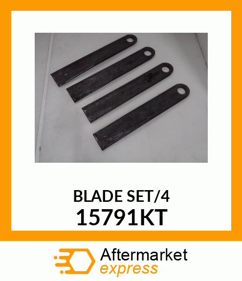 Spare part 15791KT + BLADE_SET/4