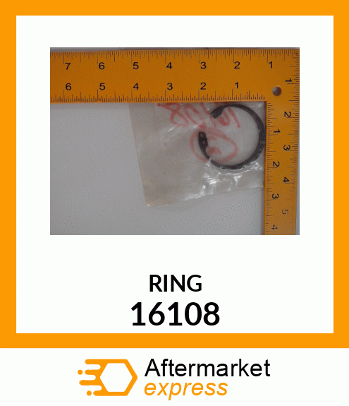 Spare part 16108 + RING