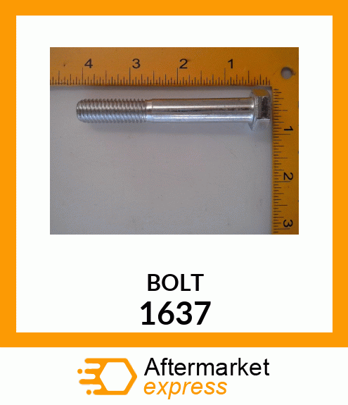 Spare part 1637 + BOLT